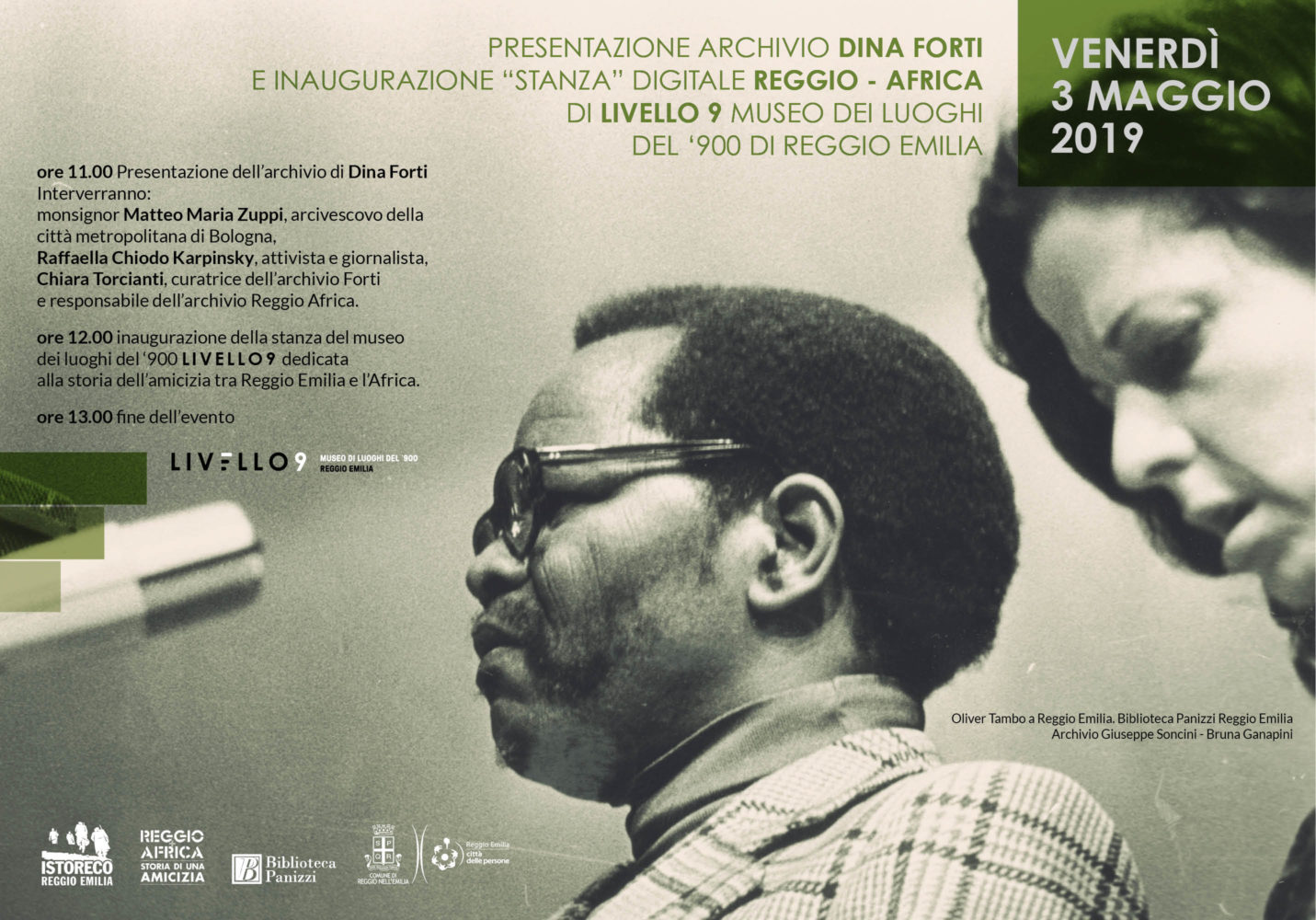 Presentazione archivio Dina Forti con monsignor Matteo Zuppi