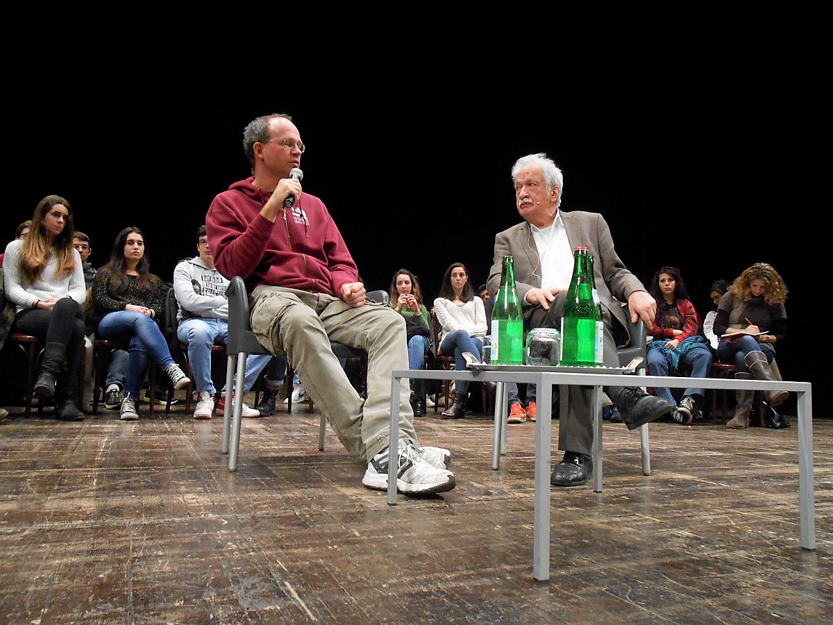 Viaggio della Memoria: testimonianza di Ernst Grube con gli studenti