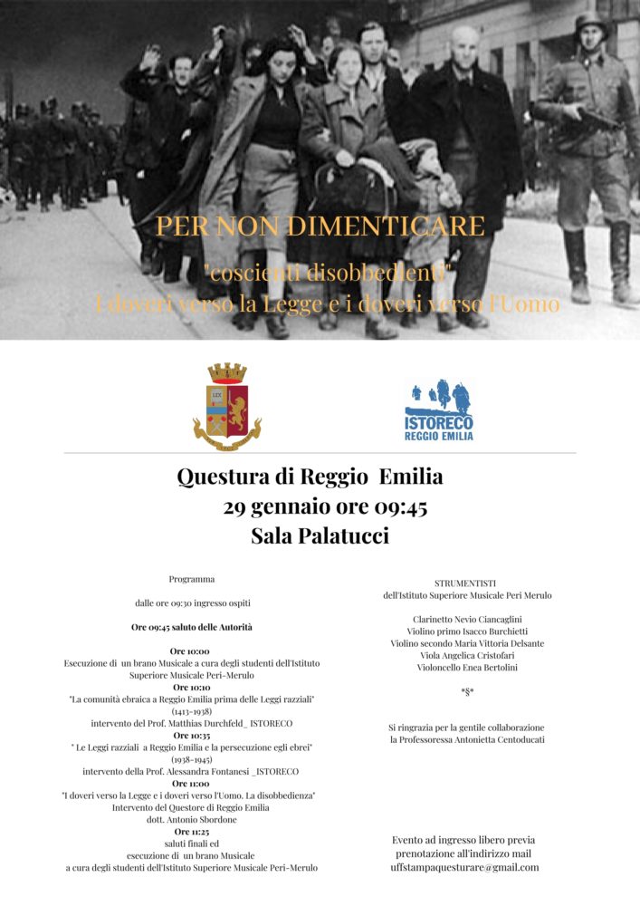 Seminario su “Coscienti disobbedienti – I doveri verso la legge e i doveri verso l’uomo”