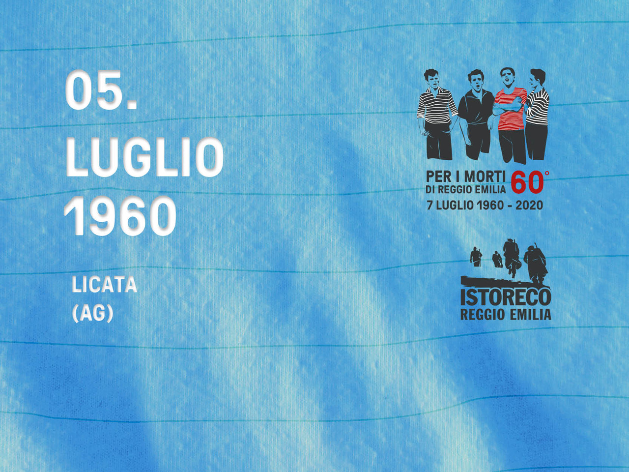 Per i morti di Reggio Emilia – 5 Luglio – Licata (AG)