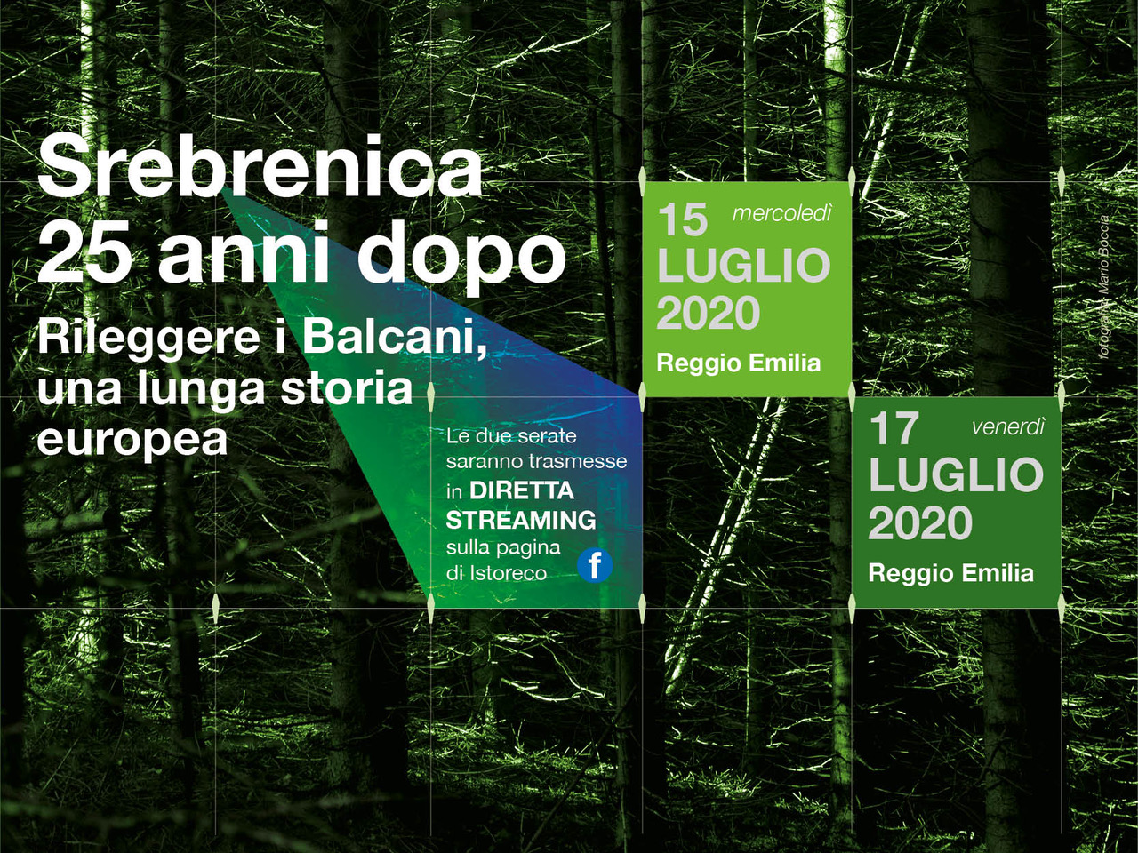 “Srebrenica 25 anni dopo – Rileggere i Balcani” il 15 e il 17 luglio a Reggio Emilia