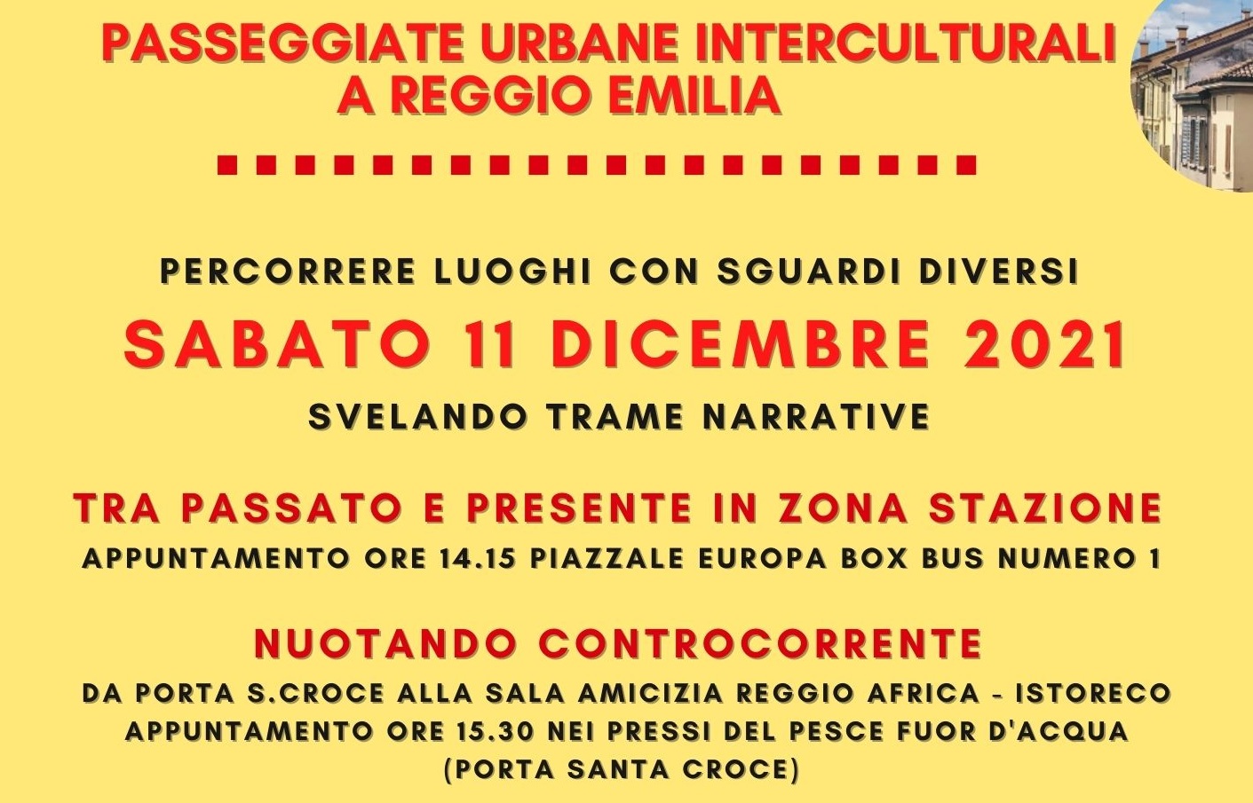 Passeggiate urbane interculturali – Percorrere luoghi con sguardi diversi