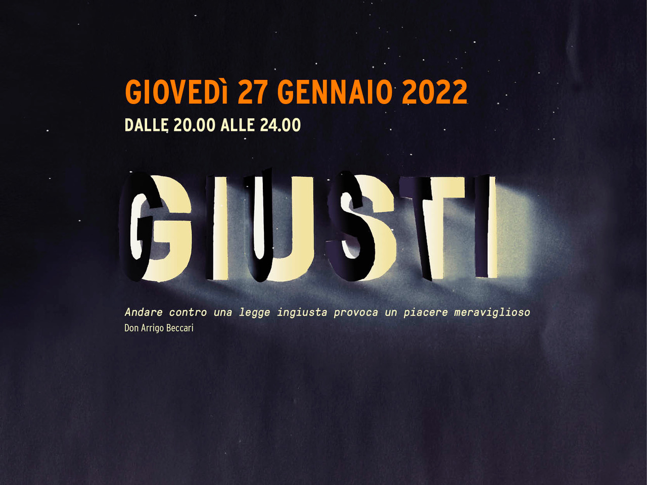 Il documentario “Giusti” disponibile liberamente dalle ore 20 alle 24 del 27 gennaio
