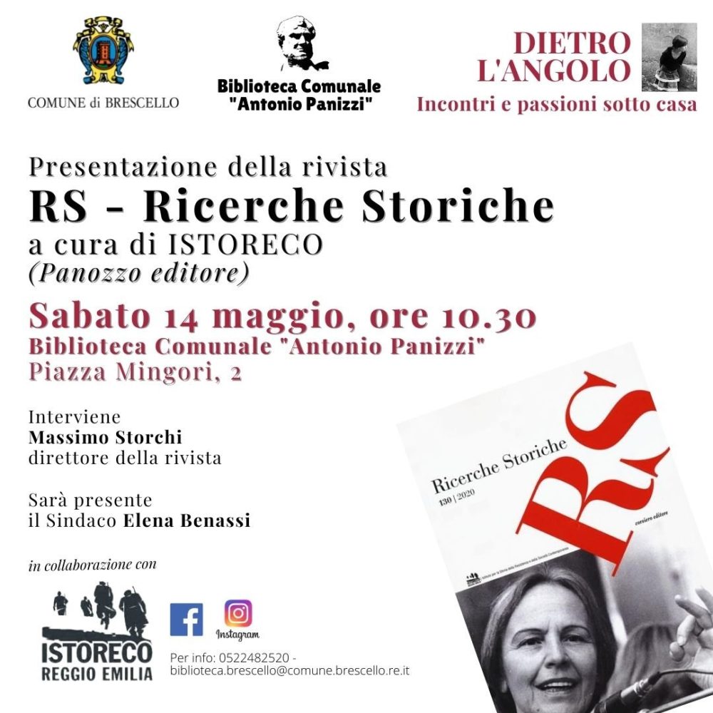 Presentazione di RS-Ricerche Storiche nella Biblioteca di Brescello