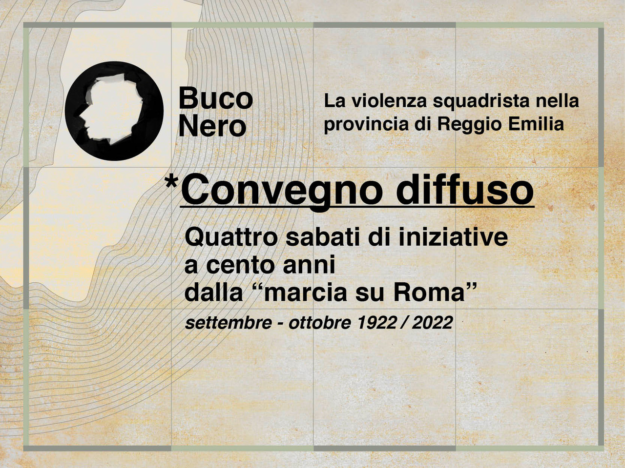 Convegno diffuso Buco Nero settembre-ottobre 2022