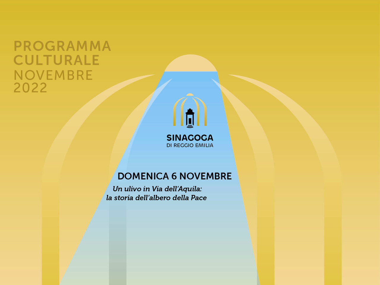 “Un ulivo in Via dell’Aquila: la storia dell’albero della Pace” il 6 novembre in sinagoga