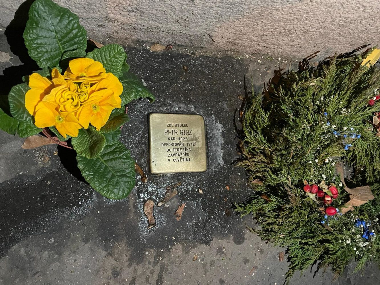 Spolverata la memoria di Petr Ginz a Praga