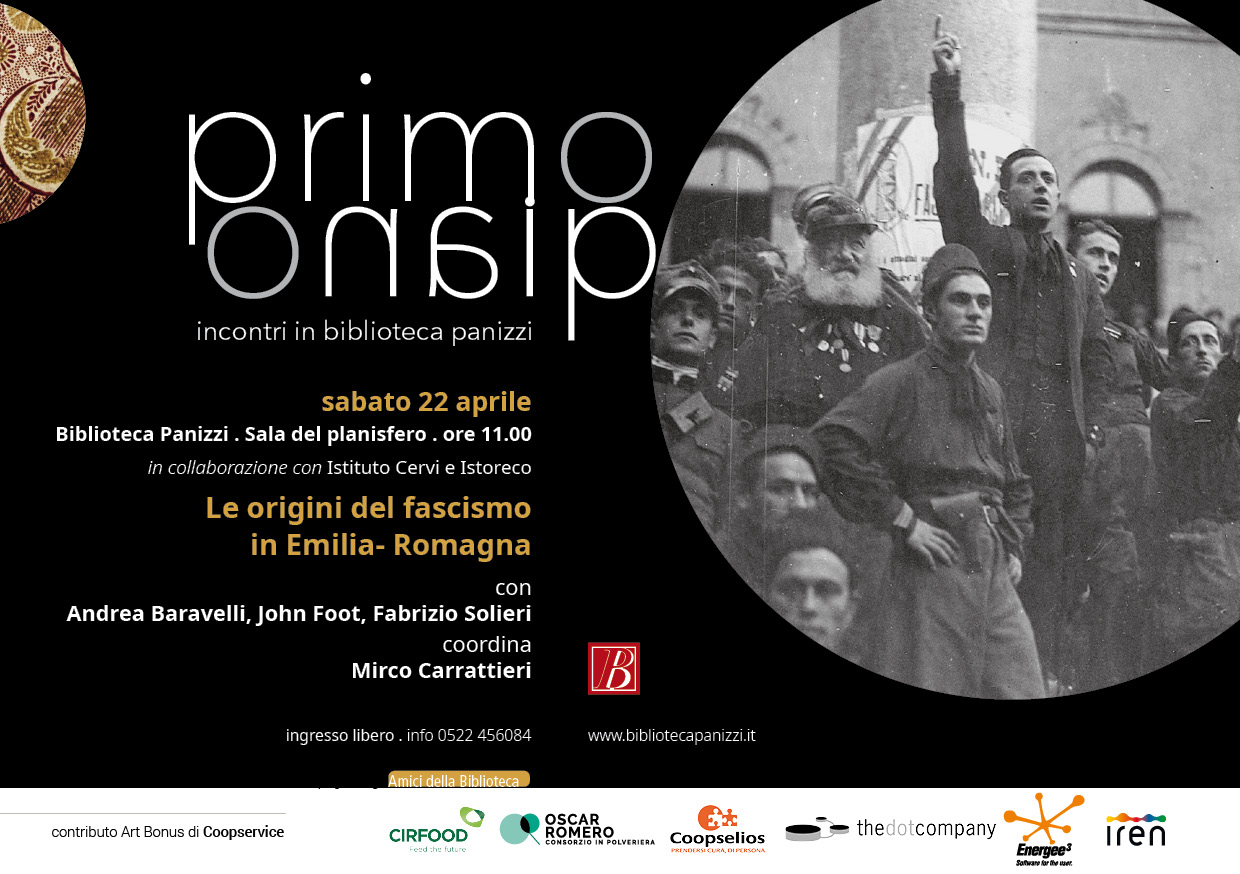 “Le origini del fascismo in Emilia-Romagna” il 22 aprile a Reggio