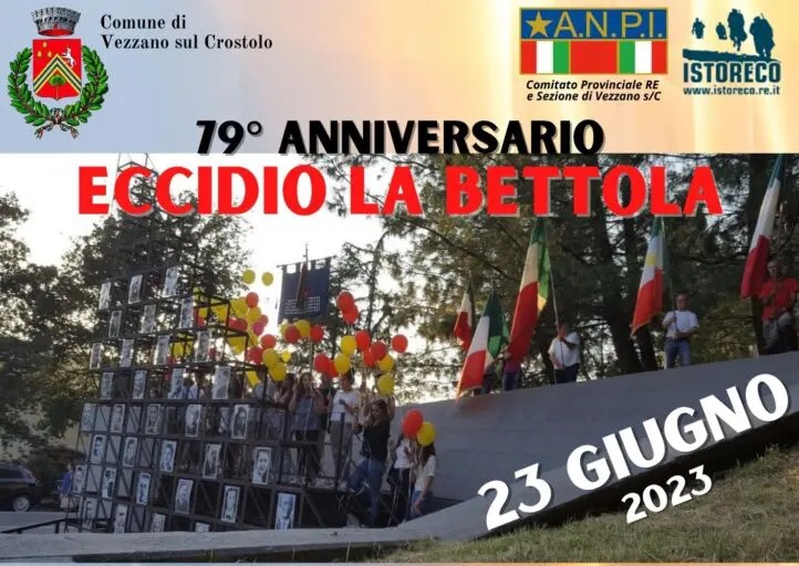 Venerdì 23 giugno il 79° Anniversario dell’eccidio de La Bettola