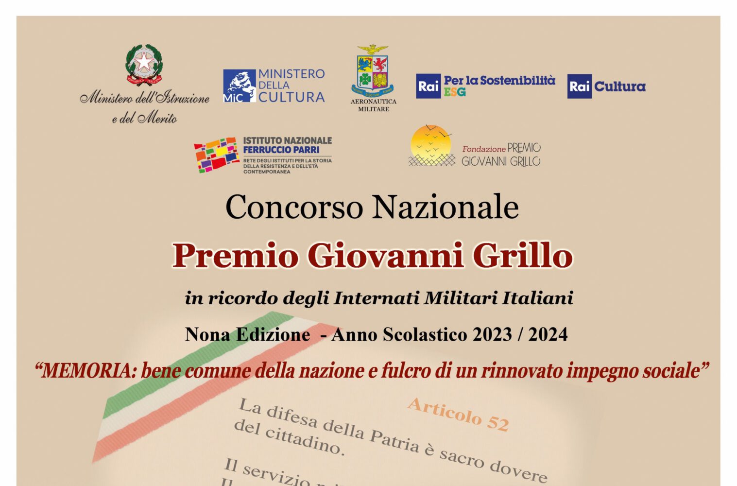 Nona edizione del premio nazionale Giovanni Grillo