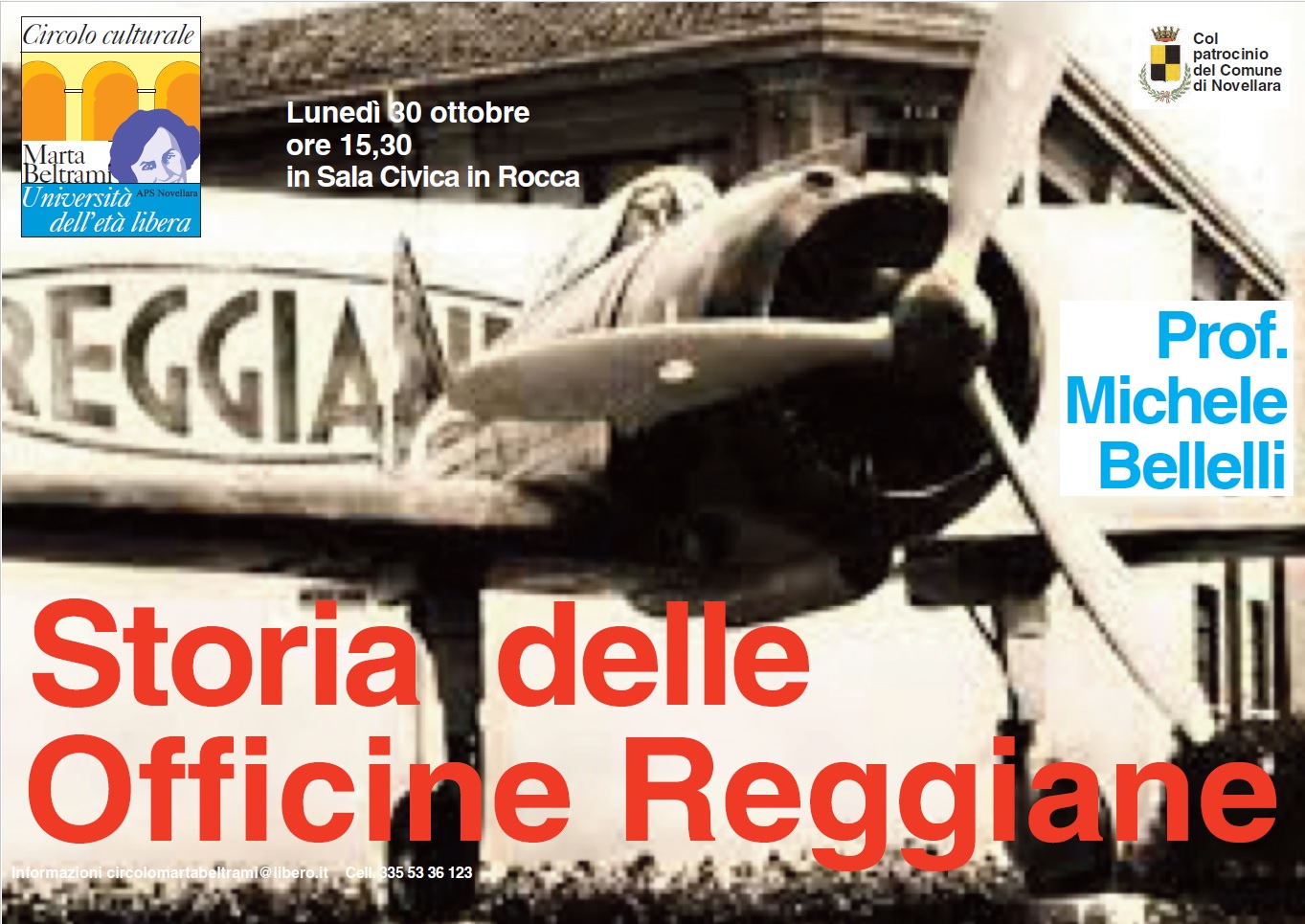 “Storia delle Officine Reggiane” a Novellara