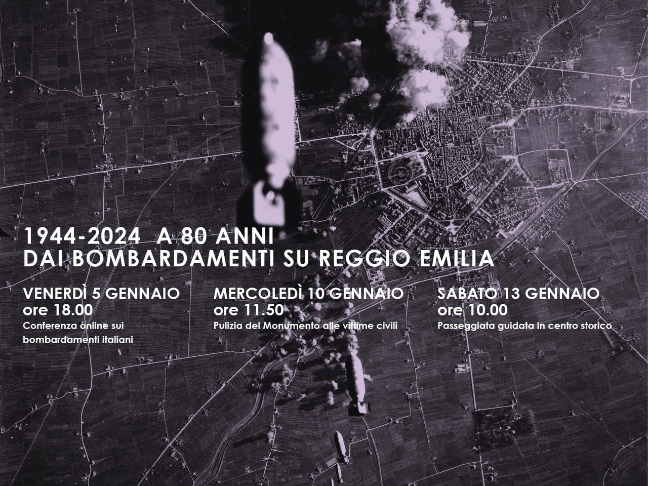 1944-2024 A 80 anni dai bombardamenti su Reggio Emilia