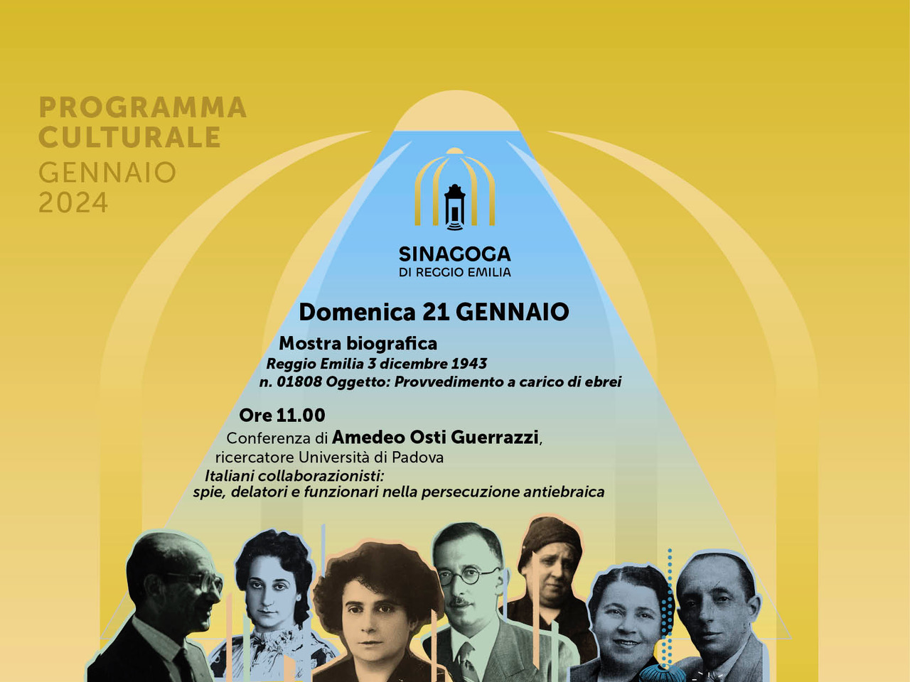 Italiani collaborazionisti: spie, delatori e funzionari nella persecuzione antiebraica – Conferenza di Amedeo Osti Guerrazzi