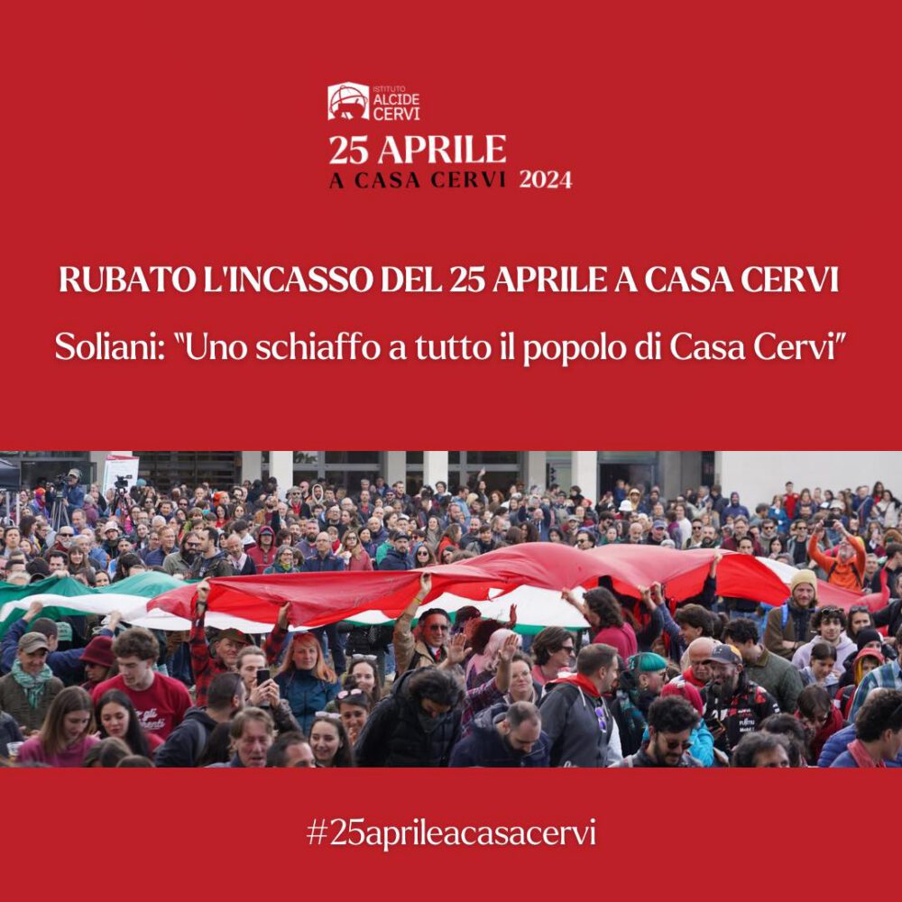 Solidarietà di Istoreco all’Istituto Cervi dopo il furto avvenuto il 25 aprile