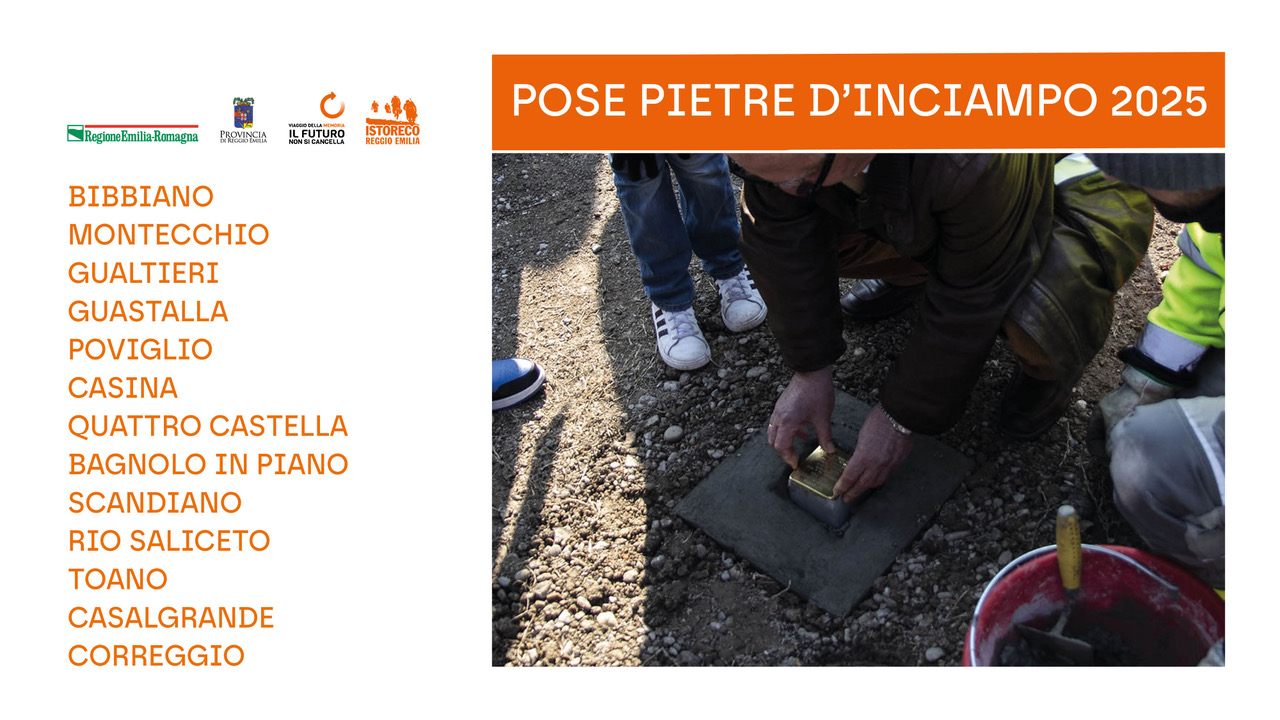 15 nuove pietre d’inciampo nel 2025 per la provincia di Reggio Emilia
