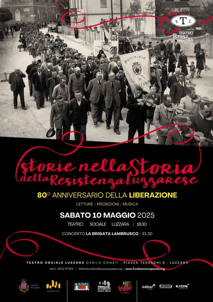 “Storie nella Storia della Resistenza luzzarese” il 10 maggio a Luzzara