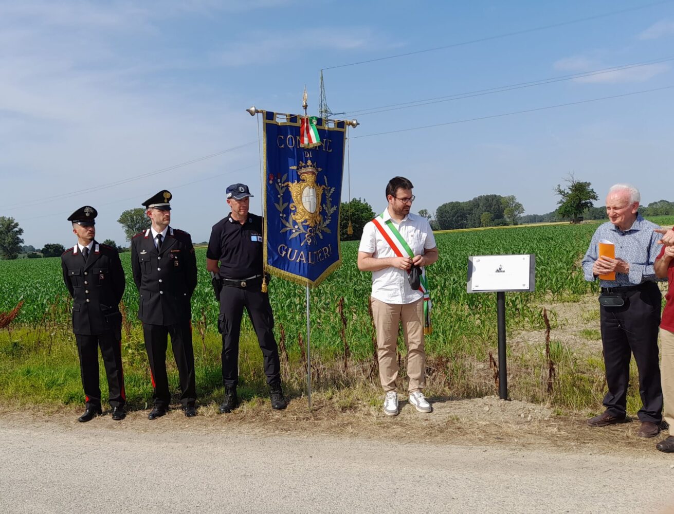 L’omaggio di Gualtieri all’aviatore William H. Lycan