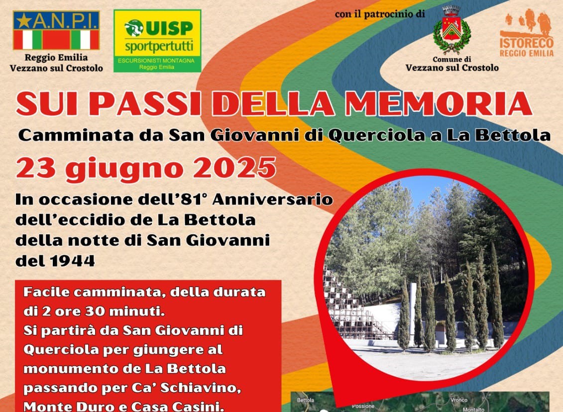 Da San Giovanni di Querciola a La Bettola “Sui passi della memoria” 2025