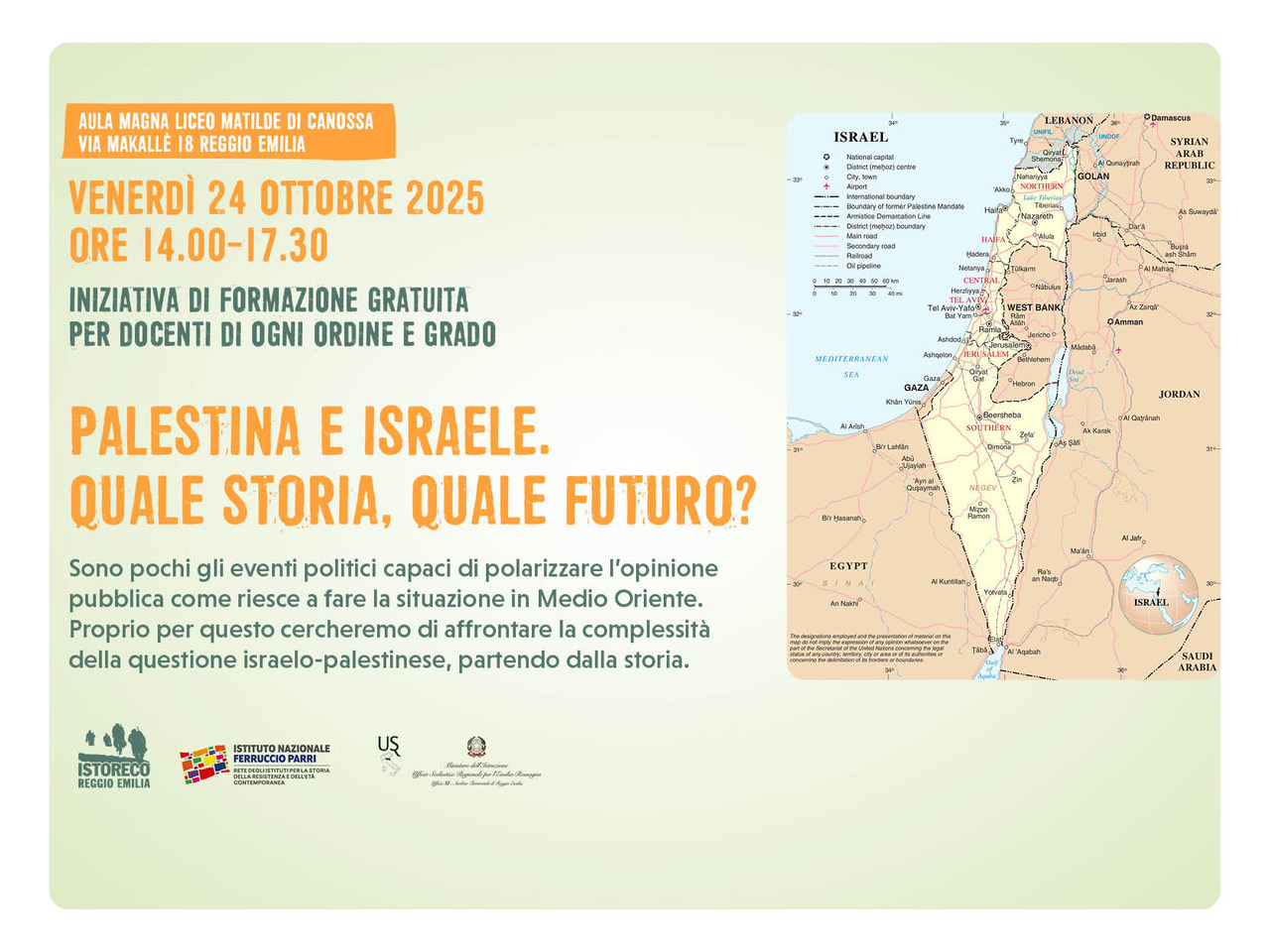 Palestina e Israele. Quale storia, quale futuro?