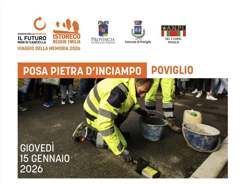 Il 15 gennaio 2026 posa di una pietra d’inciampo a Poviglio