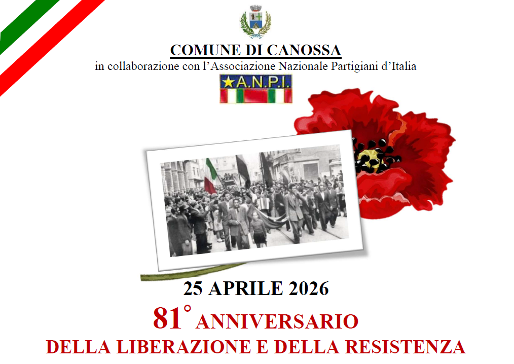 81° Anniversario della Liberazione e della Resistenza – Canossa, 25 aprile 2026