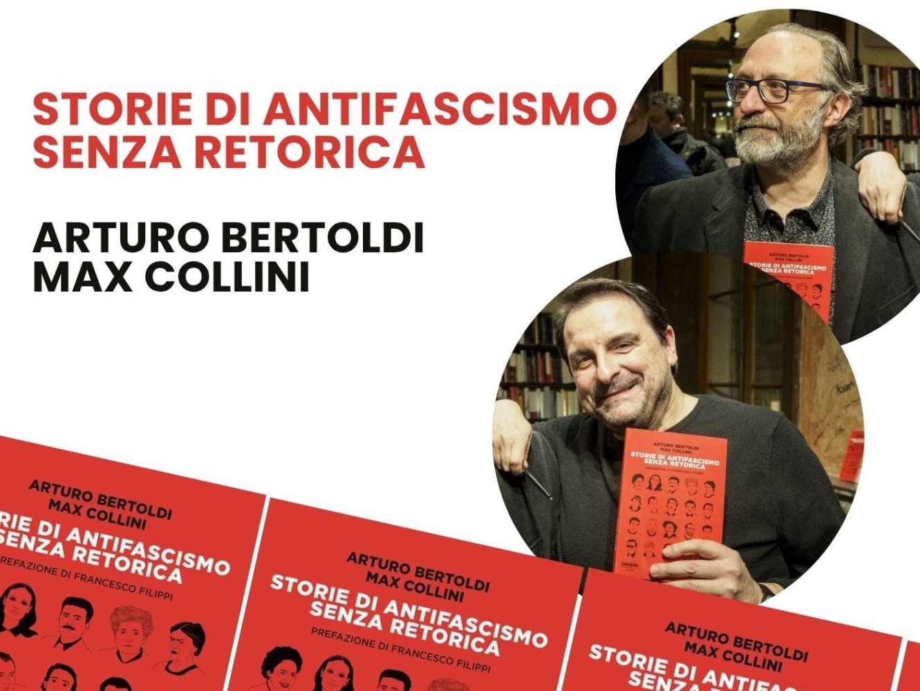 “Storie di Antifascismo senza retorica”, le presentazioni dal vivo dell’aprile 2026