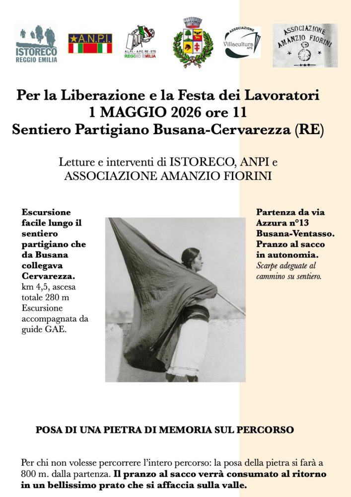 1° maggio 2026, sul Sentiero Partigiano dei disertori