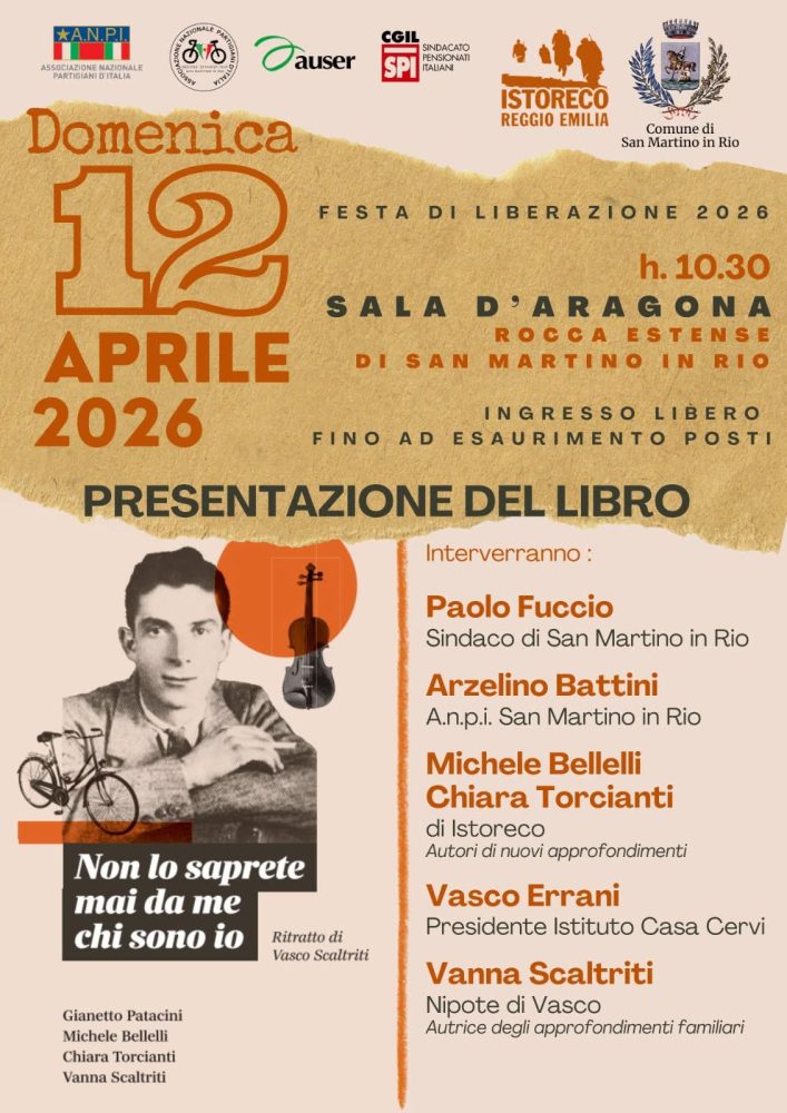 A San Martino in Rio la presentazione del libro su Vasco Scaltriti