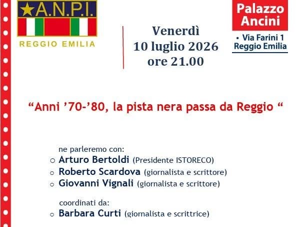 “Anni ’70 – ’80: la pista nera passa da Reggio”: incontro il 10 luglio
