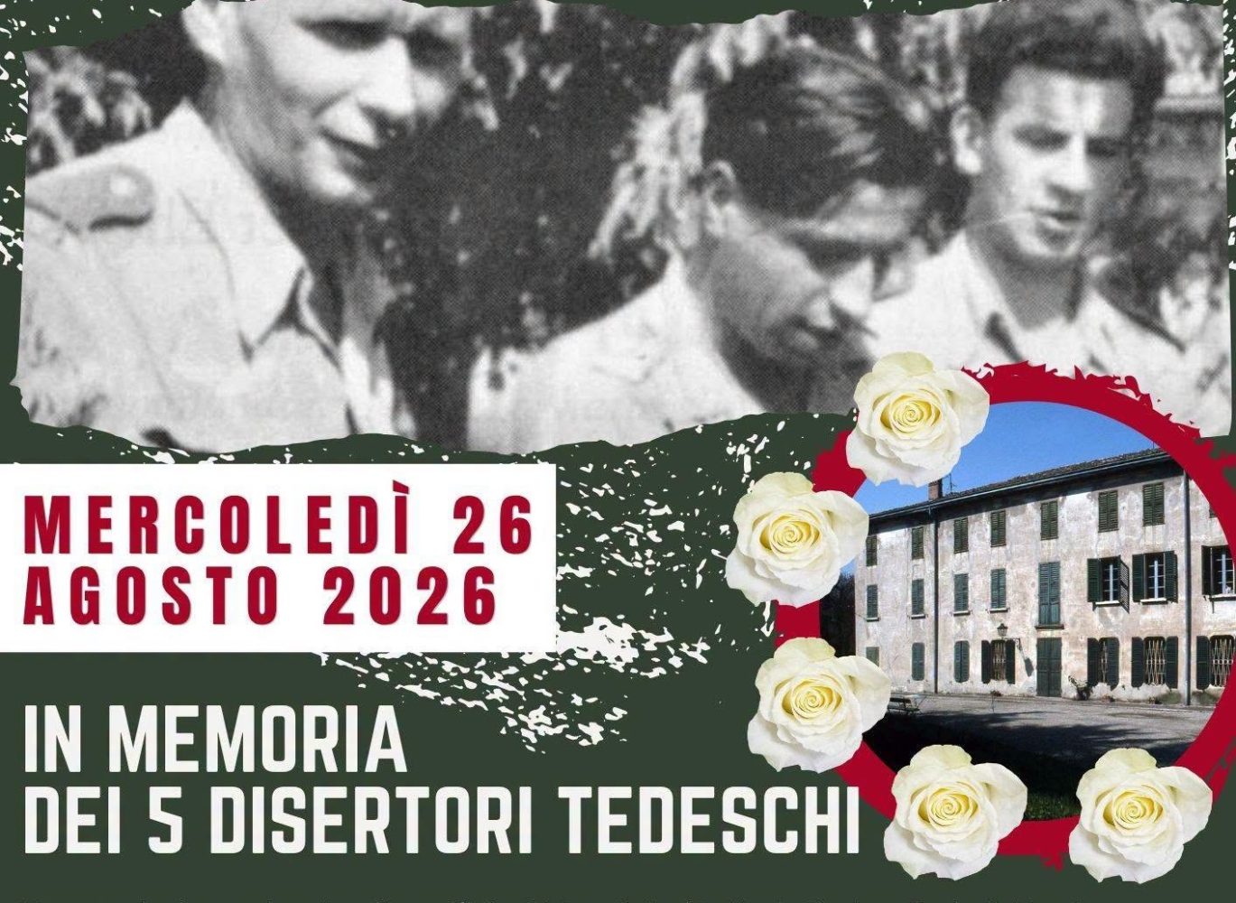 Una delegazione di Iserlohn a Albinea per ricordare i 5 disertori tedeschi + L’inaugurazione de “Il Civico Giusto” a Villa Calvi