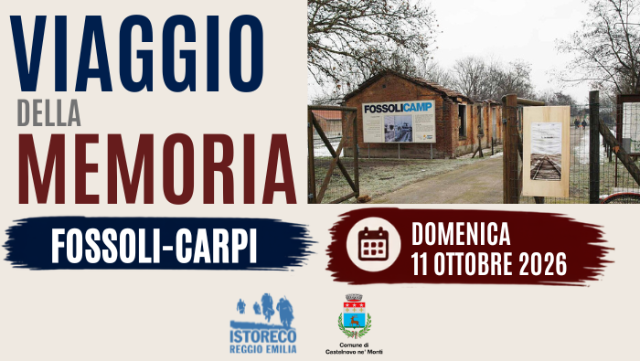 Viaggio della Memoria a Fossoli e Carpi – 11 ottobre 2026